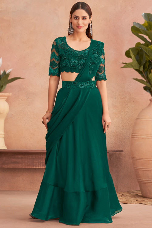 Lehenga Saree Style USA | Punjaban Designer Boutique-cacanhphuclong.com.vn