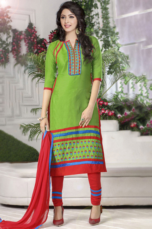 Buy 54/3XL Size Straight Pant Semi Stitched Churidar Suits Online for Women  in USA