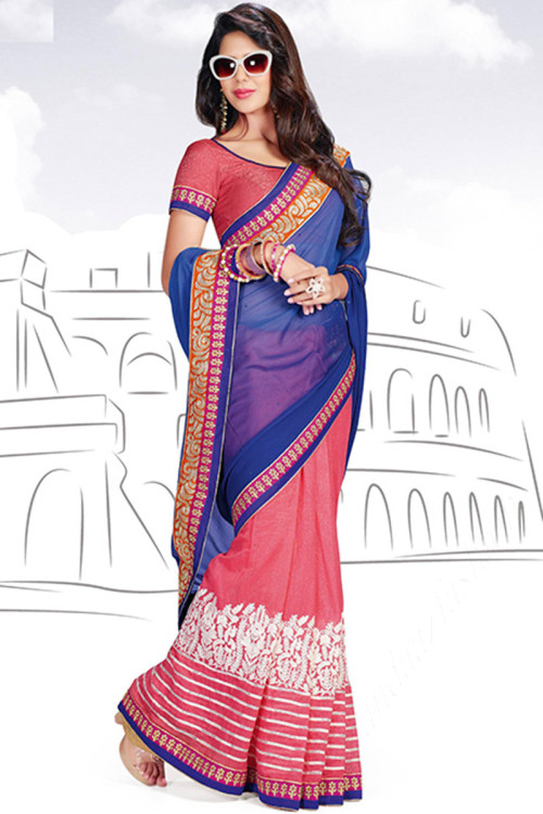 Discover 144+ 2 colour combination saree super hot