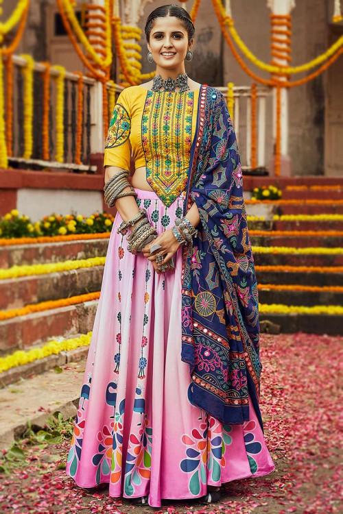 Buy Pink Above 60 Discount on Rajasthani Hindu Wedding Clothing Online for Women in USA