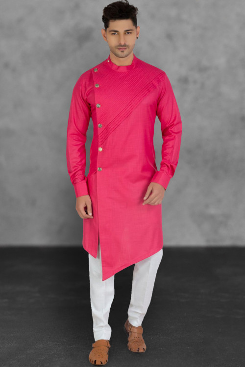 Dark pink kurta pajama deals