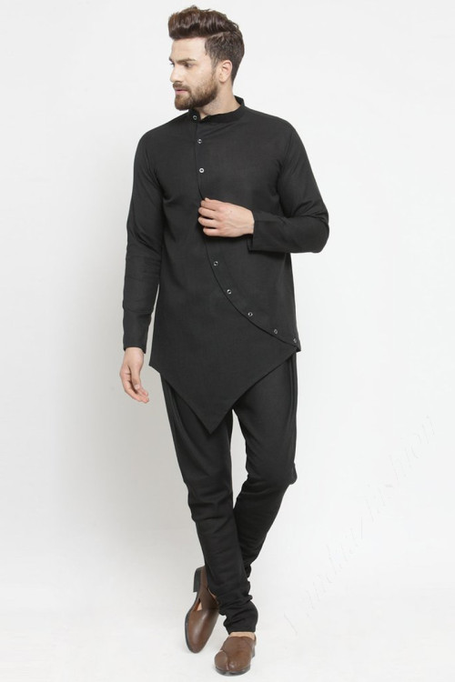 Black kurta pajama sales punjabi style for girl