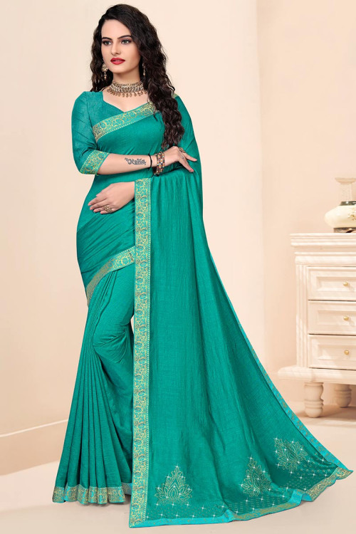 Buy Sareez House Solid/Plain Daily Wear Crepe Dark Green Sarees Online @  Best Price In India | Flipkart.com