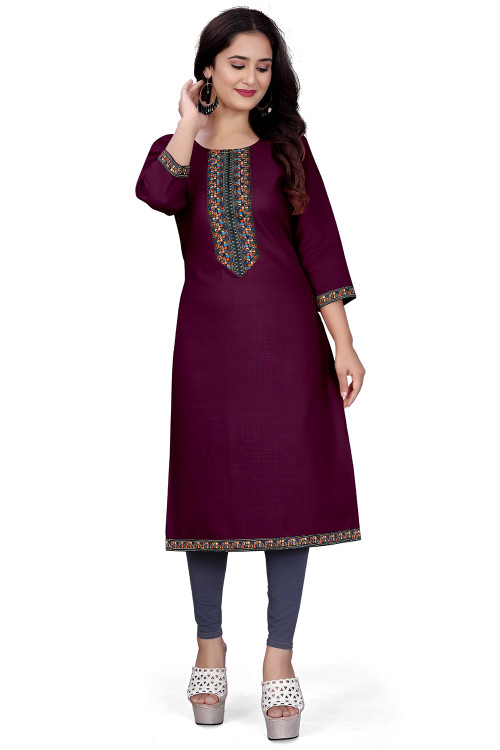 Cotton kurtis online usa sales