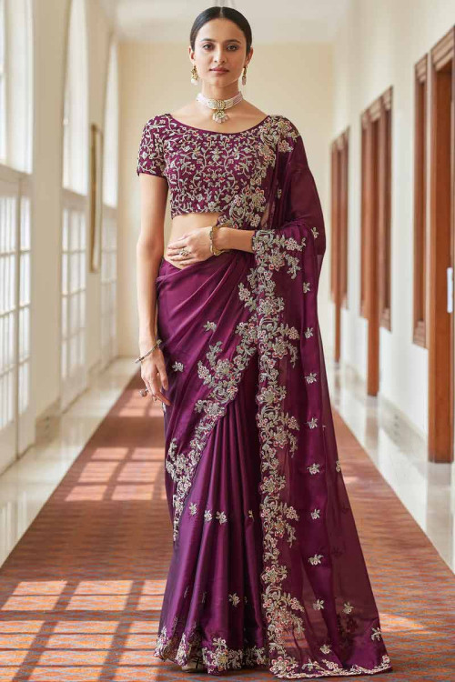 Party Wear Sarees - Buy Exclusive Plus Size Sarees Online in US | Heenastyle-sgquangbinhtourist.com.vn