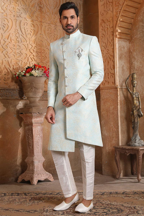 Buy Asymmetric Brocade Pakistani Wedding Clothing Online for Women in Malaysia
