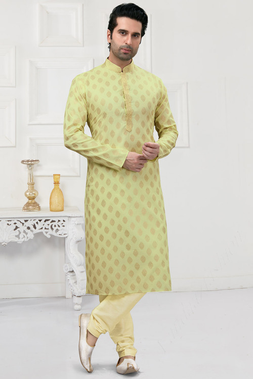 Buy Pastel Cotton Punjabi Kurta Pajama Online for Men in UK