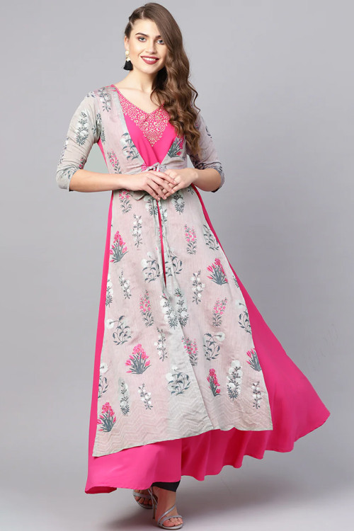 Online kurti with jacket style outlet