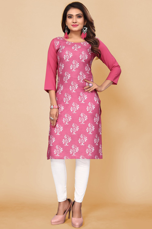 Buy Pink Trends Kurtis Kurtas Online for Women in UK