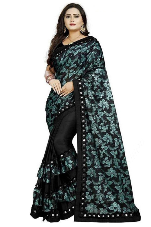 Buy Black Sarees for Women by BESUCHER Online | Ajio.com