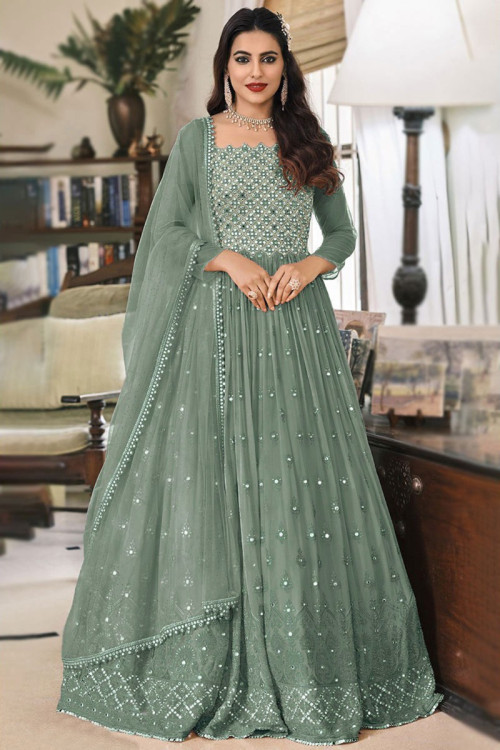 Punjabi dress long best sale
