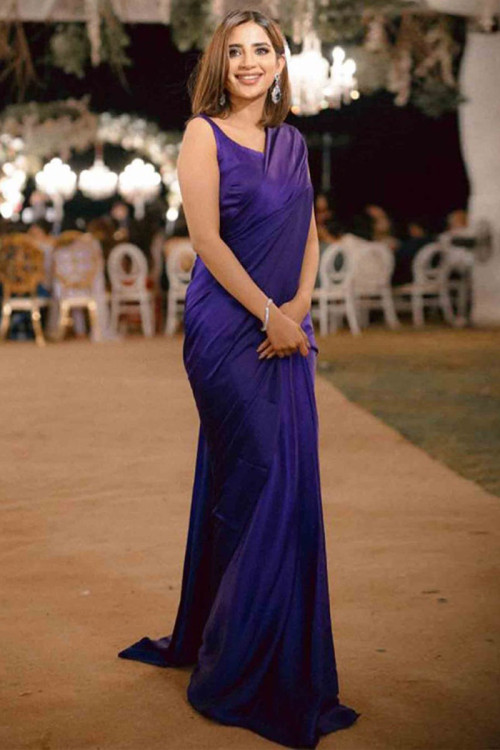 Saree gown for plus size online