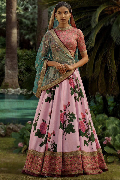 Printed lehenga choli online outlet