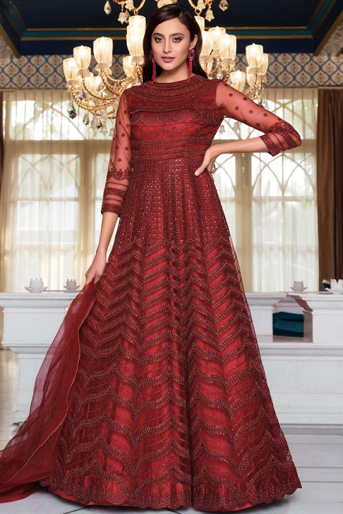 Bridal Anarkali Suits Shop Bridal Anarkali Dresses Online USA