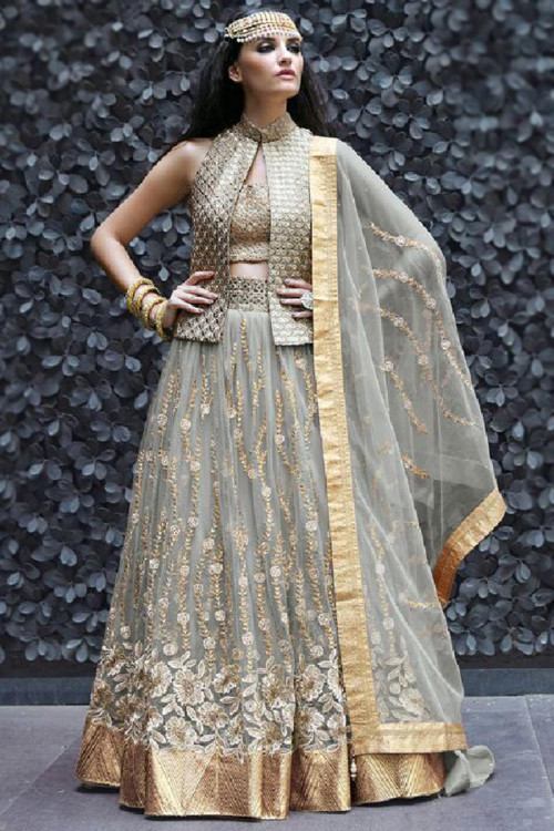Lehenga with sales jacket with price