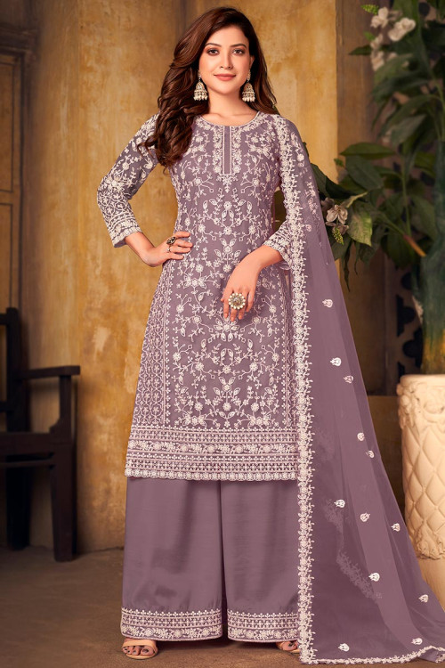 New model plazo suit outlet