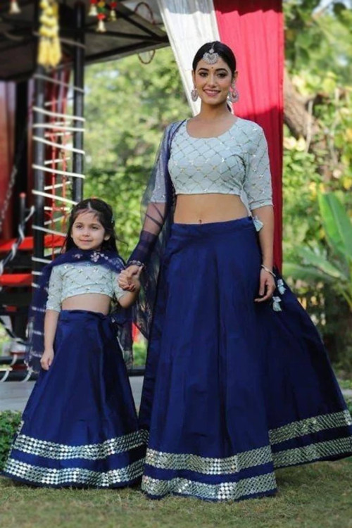 Mother daughter dress Indian lehenga blouse for women | mother daughte –  Neel Creations By Saanvi