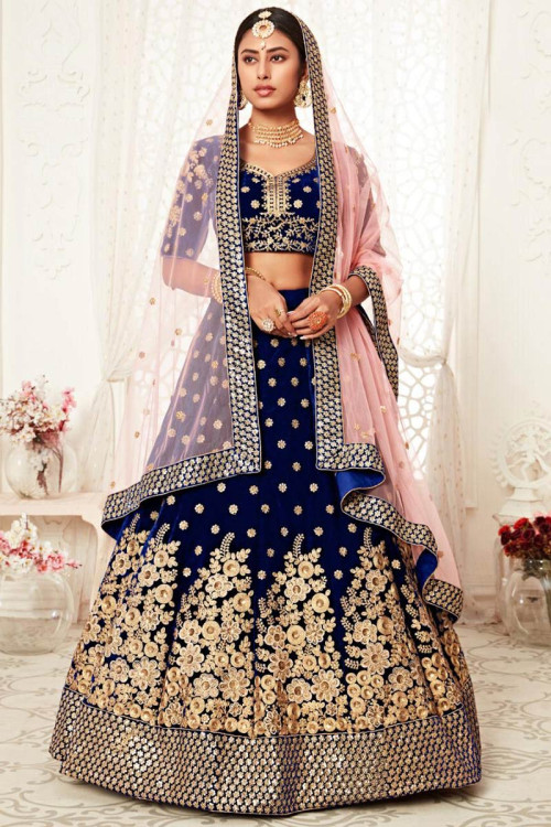 Velvet Lehengas Buy Velvet Lehenga Choli Online Andaaz Fashion UK