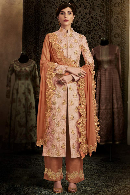 Share more than 250 brocade salwar suit latest