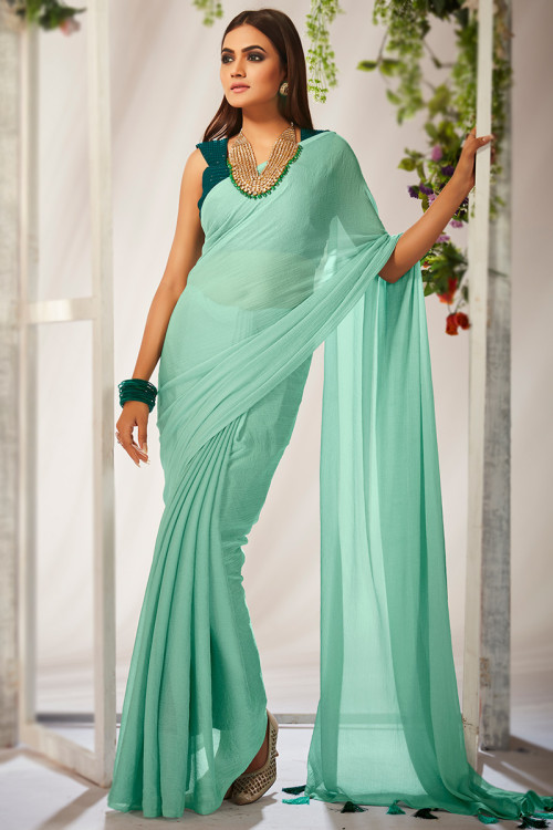 Trending Styles | Plain Sarees online shopping