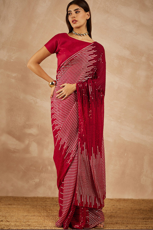 Shopclues sarees party wear hot sale