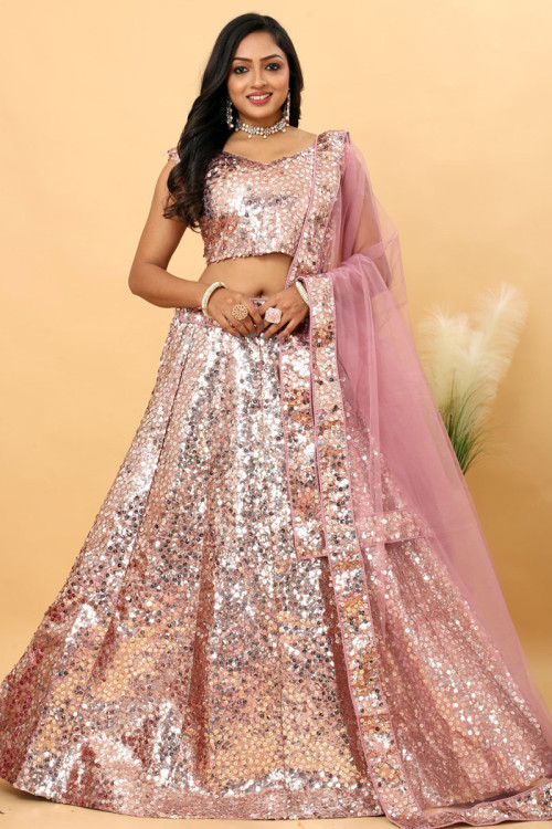Popular Hot Pink Wedding Net Designer Lehenga Choli, Hot Pink Wedding Net  Designer Lehengas and Hot Pink Wedding Net Ghagra Chaniya Cholis online  shopping
