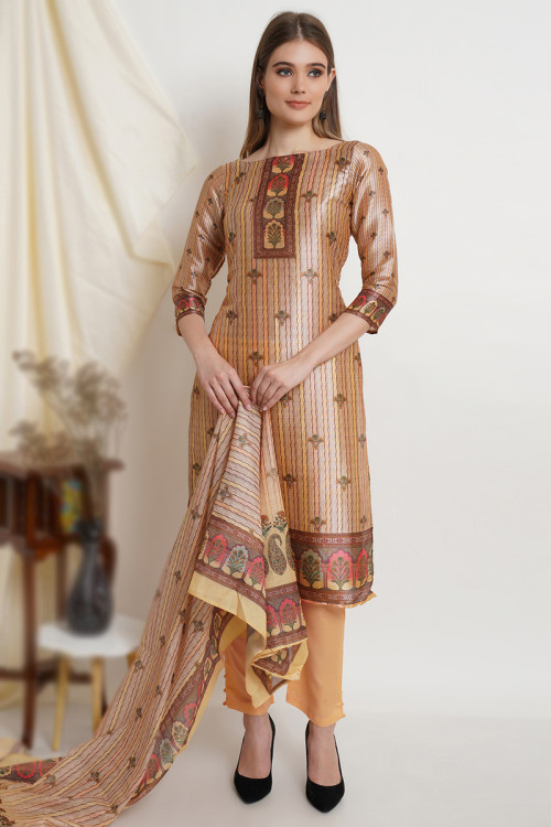 Silk Salwar kameez Buy Embroidered Silk Salwar Suits Andaaz Fashion