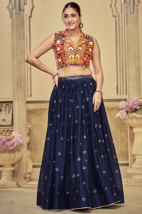 Collar neck lehenga choli 2025