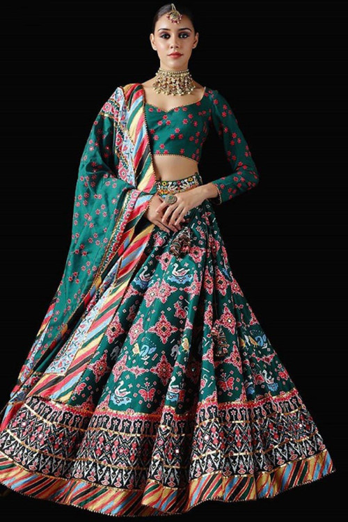Art Silk Wedding Designer Lehenga Choli
