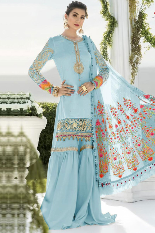 Sharara suit deals plus size
