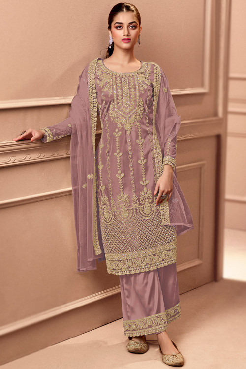 Buy 54/3XL Size Ready to Wear Semi Stitched Bollywood Trouser Suits Online  for Women in USA