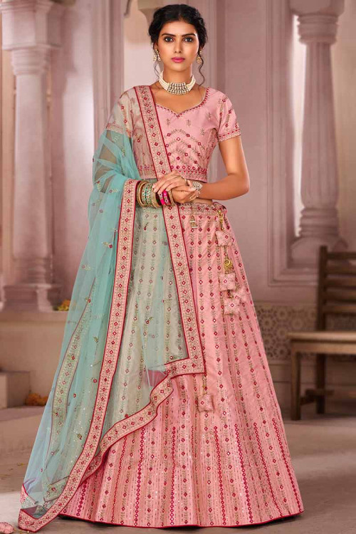 Silk lehengas clearance online
