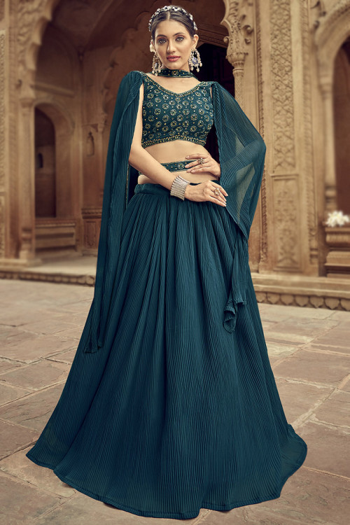 Buy 46 L 2 Size Georgette Cape Sleeve Diwali Dress Collection Online for Women in USA