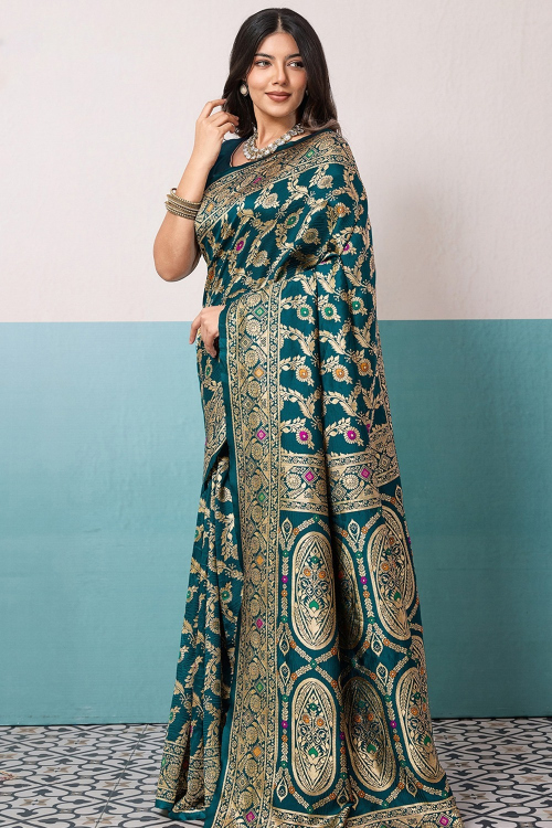 Buy Banarasi Silk Sangeet Hindu Wedding Clothing Online for Women in USA