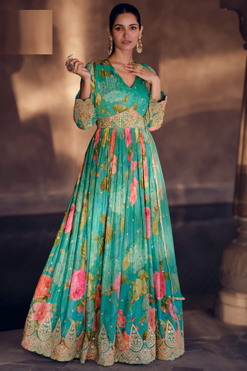 Chiffon anarkalis online 2025