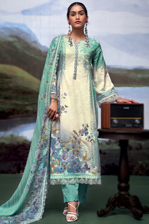 Linen salwar suits online store