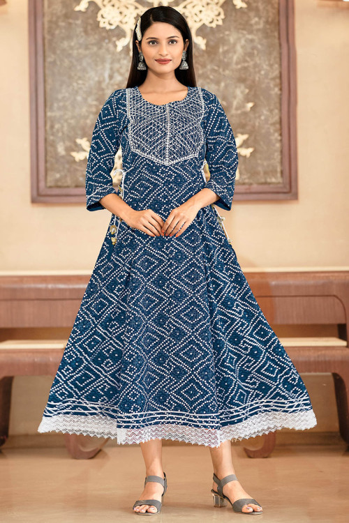 Blue kurtis online shop