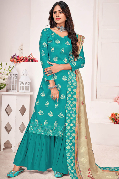 Sharara Suit by Poshak Chandigarh | Designer outfits woman, Party wear  indian dresses, Stylish dress designs