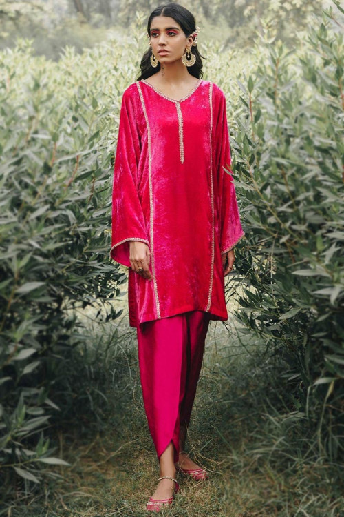 Classy Attractive Anarakli Style Pink Salwar Kameez, Indian Ethnic Rayon  Designer Back Palazzo Kurta Kurti Designer Dupatta ,flared 3 Piece - Etsy  Ireland