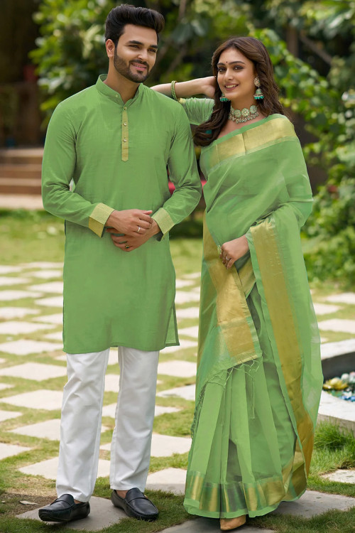 Latest Diwali Couple Outfit Inspos: 5 picks for the Fashion Aficionado |  Aza Avenue