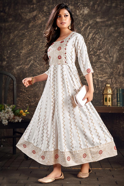 Buy Anarkali Style 10 to 20% Discount on Casual Wear Indian Dresses Online  for Women in USA