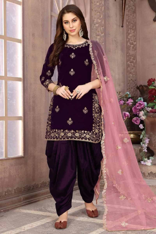 Patiala Salwar Suit at best price in Surat by Salasar Creation | ID:  11061149991