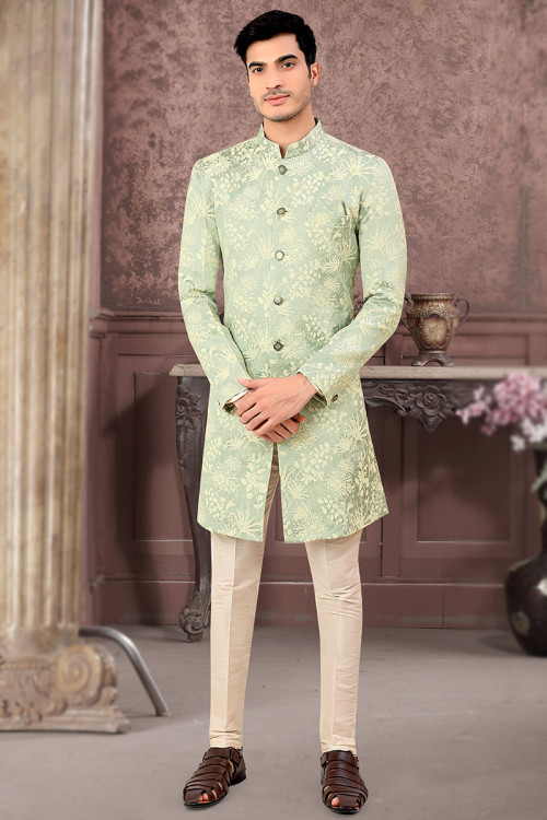 Buy Indo Western Pastel Indian Dresses Online for Men in USA