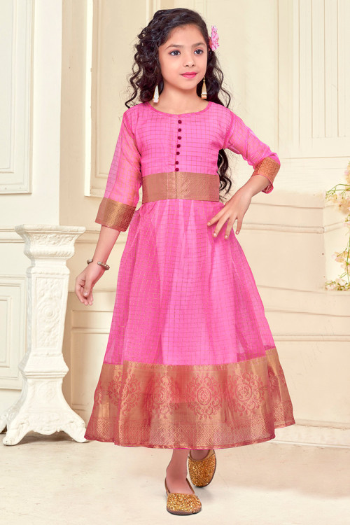 Indian Kids Dress | Indian baby girl Dress | Indian Kids pattu pavada –  Nihira
