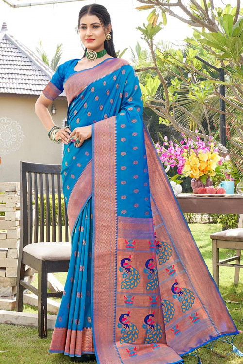 Paithani saree dresses clearance