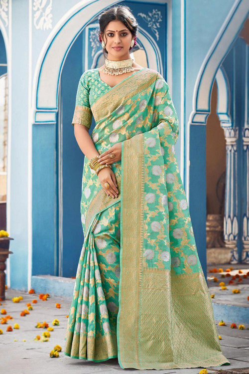 Fancy Linen Sarees – TrendOye