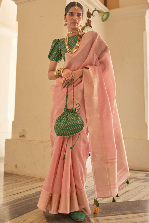 Buy Light Pink Designer Saree online-Karagiri – Karagiri Global