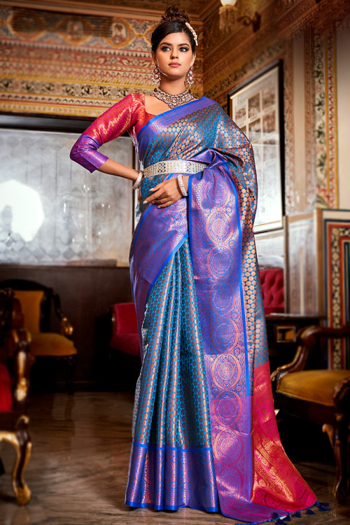 Stay on Trend with Our 5 Fashionable Crepe Saree Collection