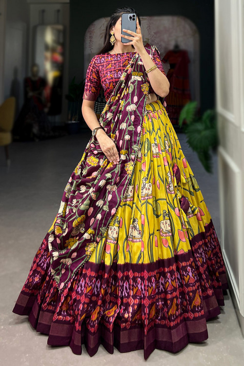 Buy Patola Dress Designs Online in USA Andaaz Fashion