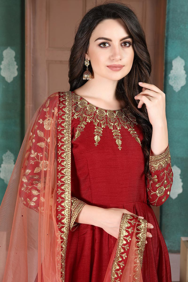 Shopclues designer anarkali suit hotsell
